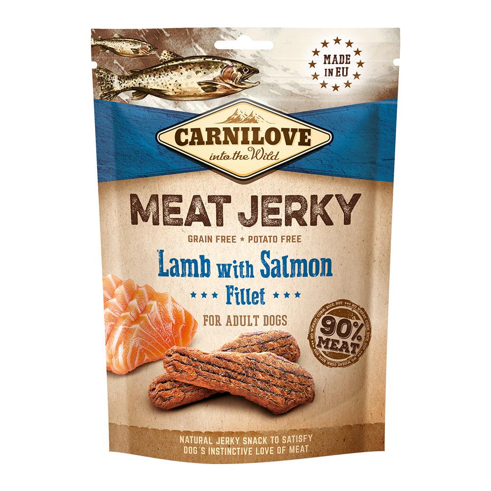 Carnilove Jerky Snack Lamb With Salmon Fillet, 100g