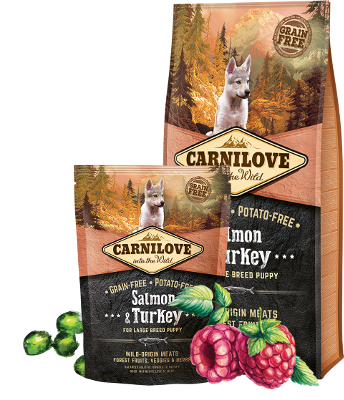 Carnilove Salmon & Turkey for Large Breed Puppies
