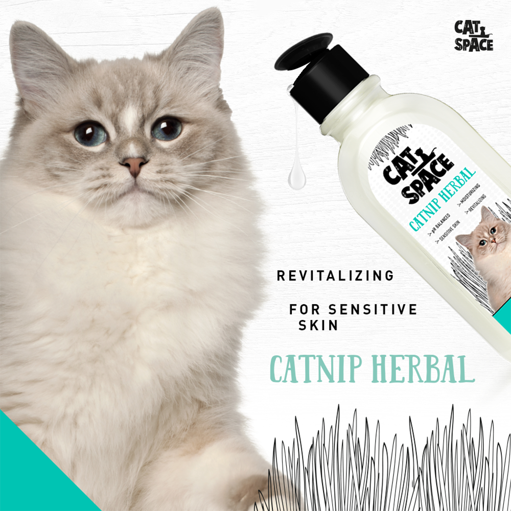 Cat Space Catnip Herbal Cat Shampoo 300ml