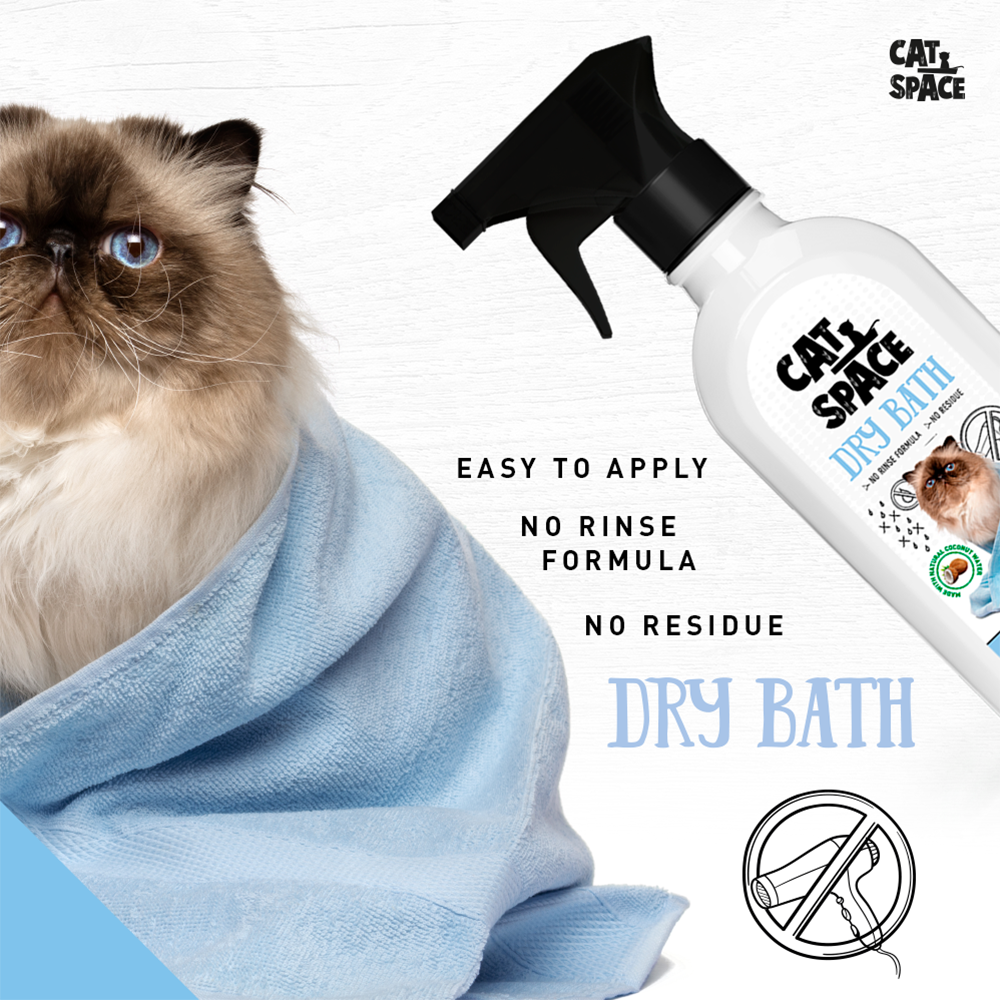 Cat Space Dry Bath Cat Shampoo 500ml