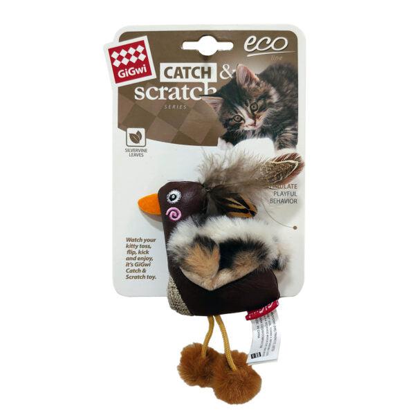 Duck Catch & Scratch Eco line with Slivervine Leaves and Leatherette