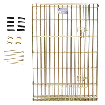 MidWest Foldable Exercise Pen With Door – Gold Zinc