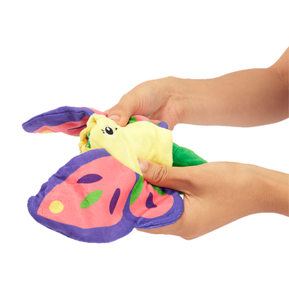 Fofos Butterfly Reversible Crinkle Dog Toy