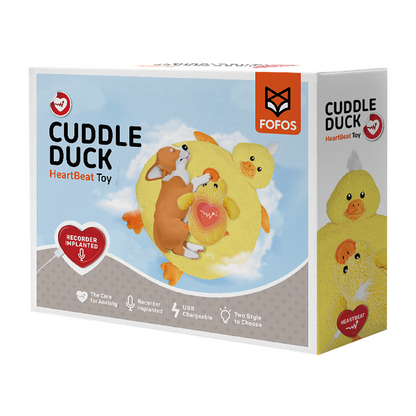 Fofos Cuddle Duck Heartbeat Toy & Mat