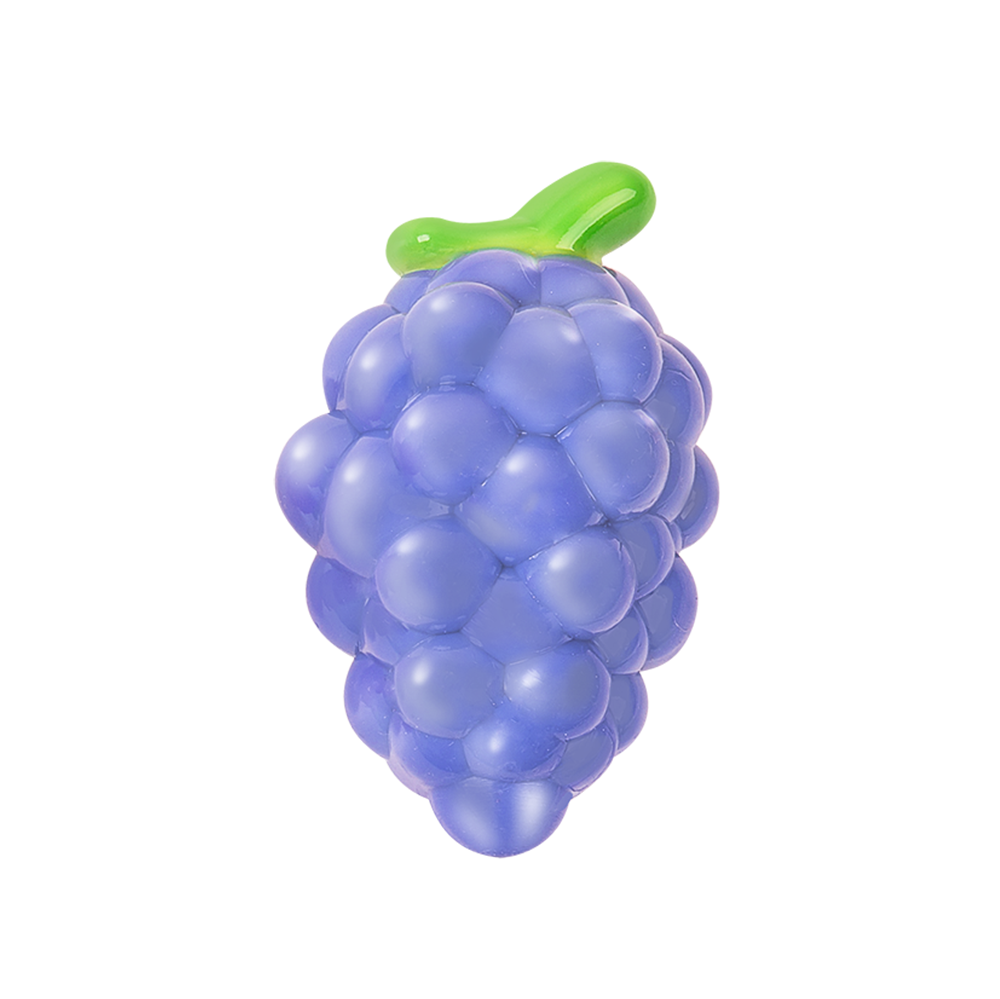 Fofos Tough Fruit Squeaky Crazy Grape Dog Toy