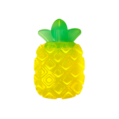 Fofos Tough Fruit Squeaky Jelly Pineapple Dog Toy