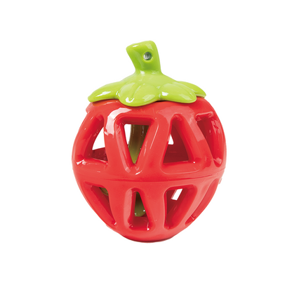 Fofos Fruity Bites Strawberry Treat Dispensing Dog Toy