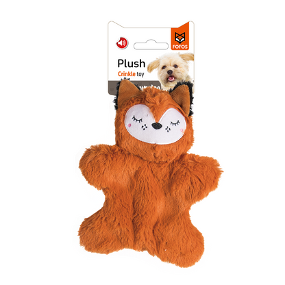 Fofos Glove Plush Fox Dog Toy