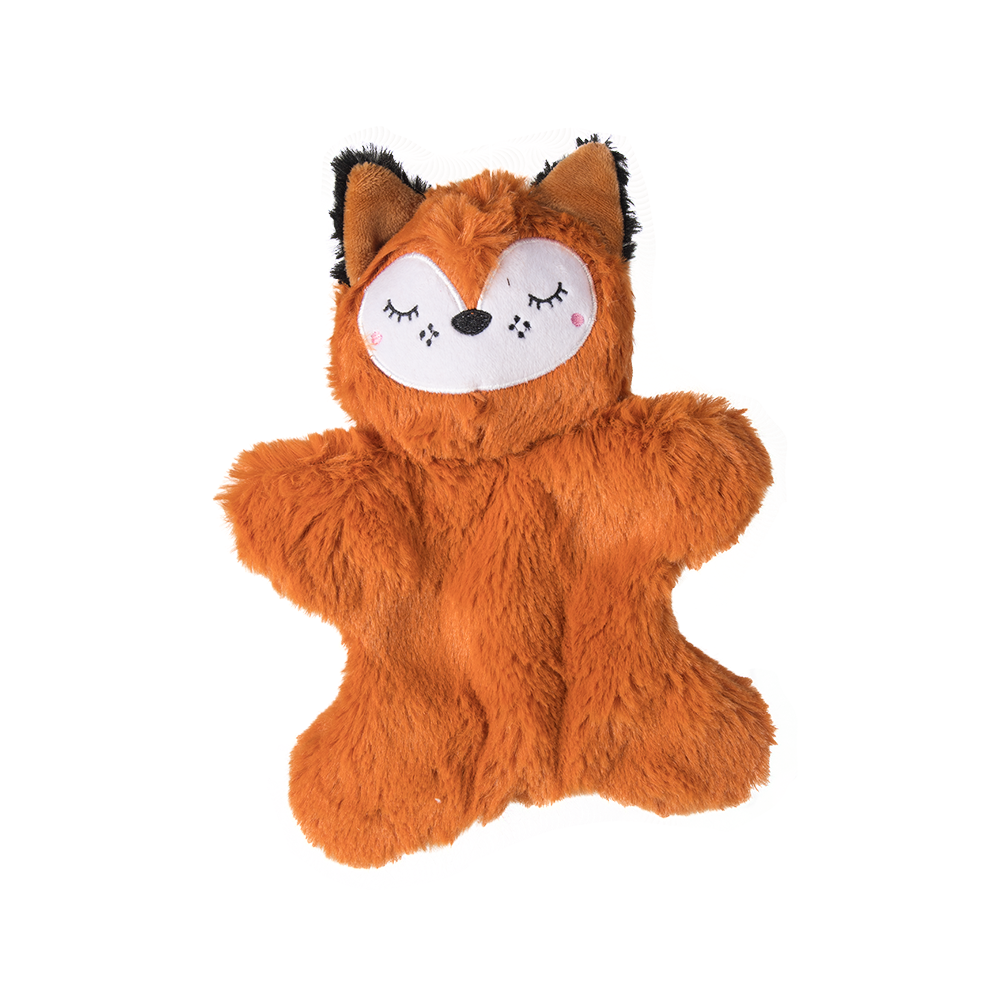 Fofos Glove Plush Fox Dog Toy