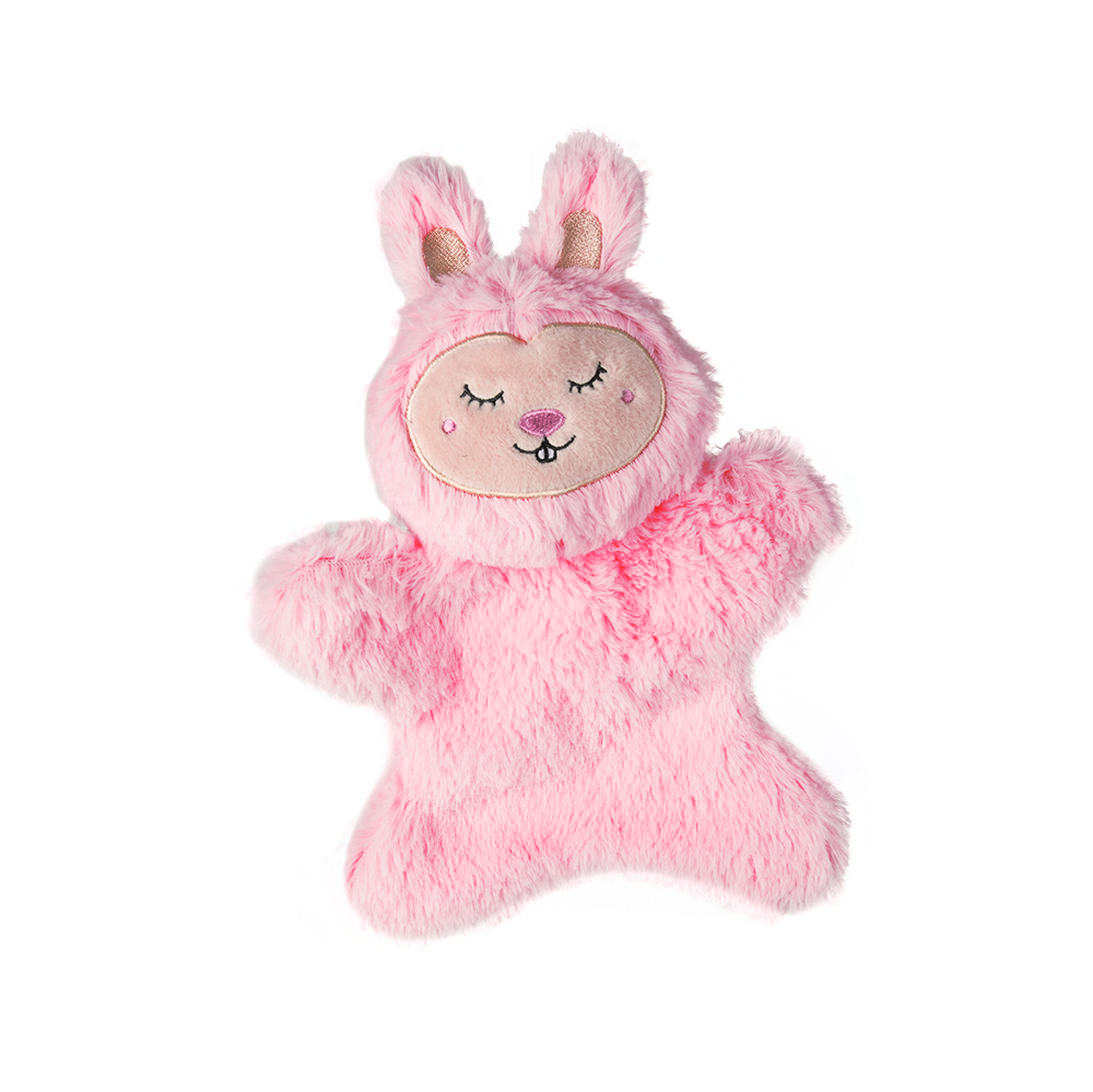 Fofos Glove Plush Rabbit Dog Toy