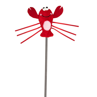 Fofos Moving Lobster Cat Wand Cat Toy