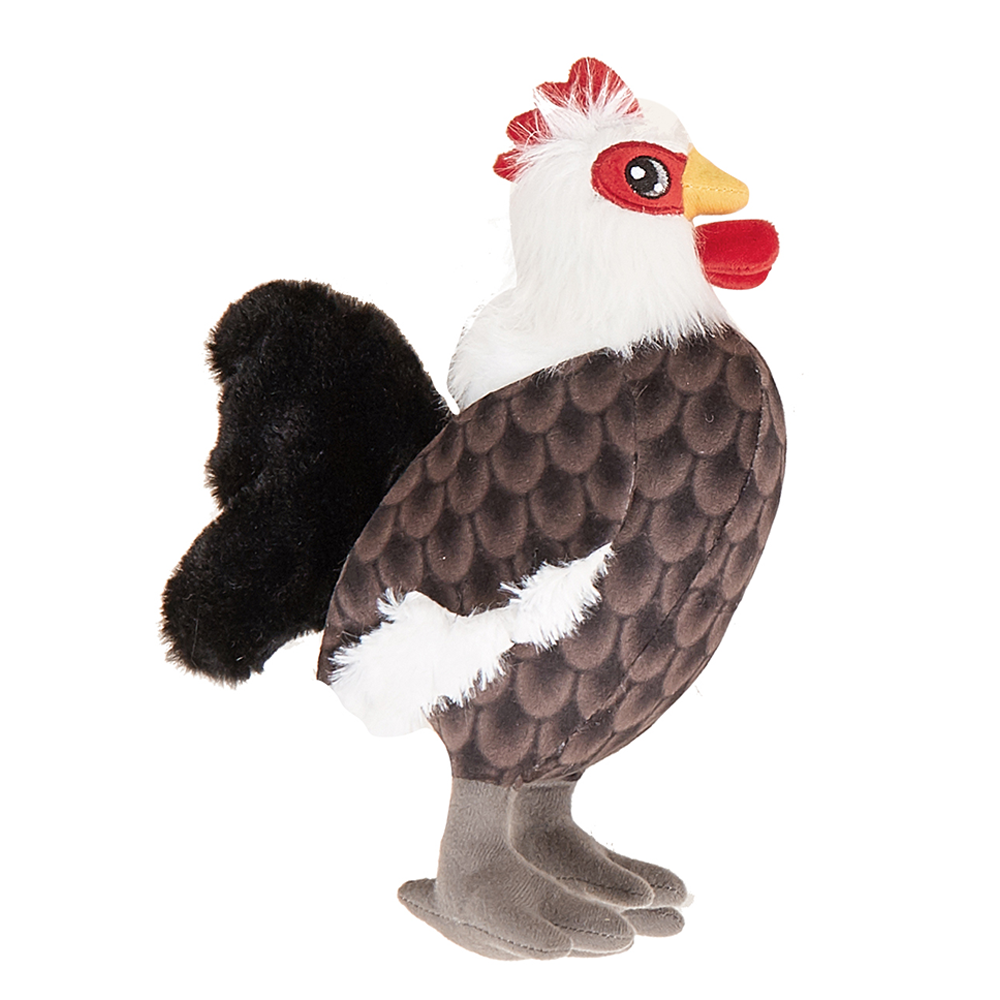 Fofos Rooster Plush Dog Toy