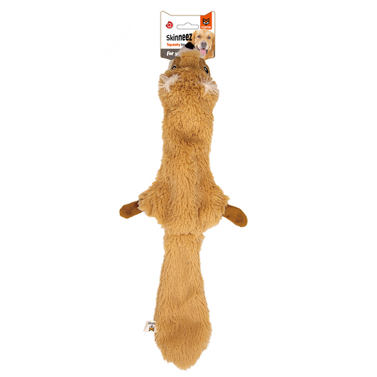 Fofos Skinneez Squirrel Dog Toy