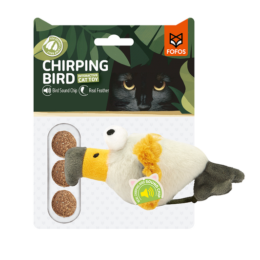 Fofos Sound Chip Eagle with Catnip Balls Cat Toy