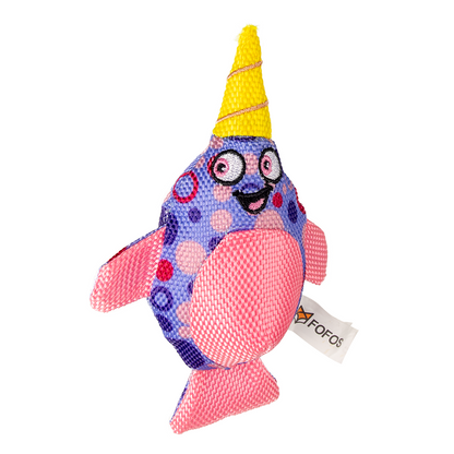 Fofos Sperm Whale & Clown Fish with Catnip Cat Toy