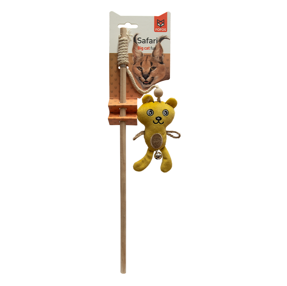 Fofos Tiger Cat Wand Cat Toy