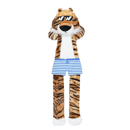 Fofos Tiger Jumbo Skinnez Dog Toy