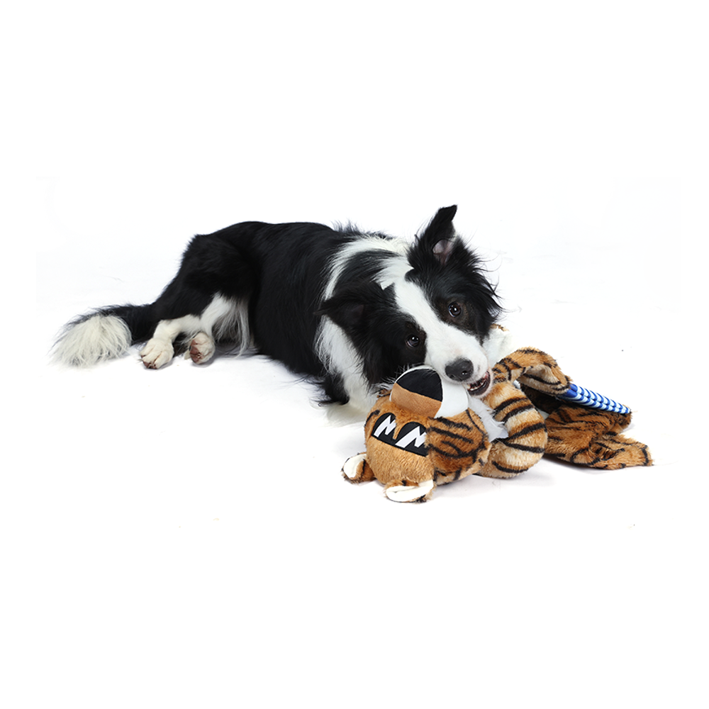 Fofos Tiger Jumbo Skinnez Dog Toy