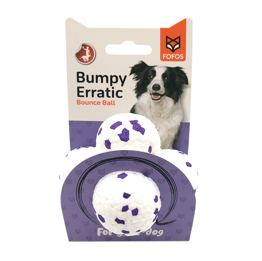 Fofos Ultra-Durable Dog Ball White