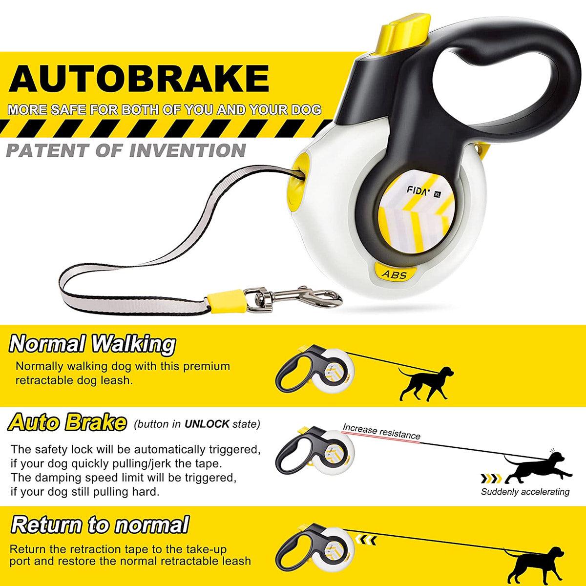 Automatic store dog leash