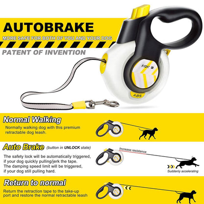 Fida Autobrake Retractable Dog Leash 16 ft