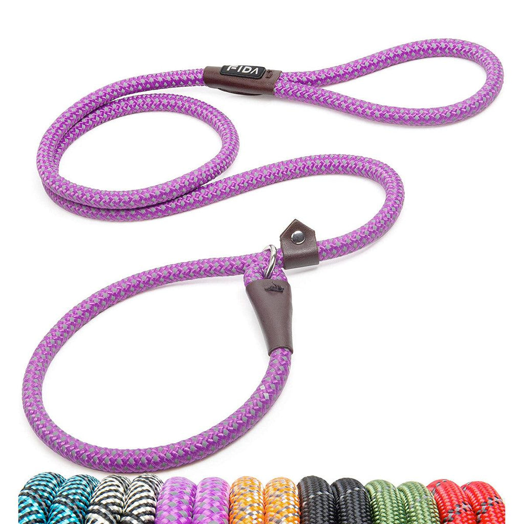 Fida Durable Slip Lead Dog Leash / Training Leash(6ft length, 1/2″ thick Rope)