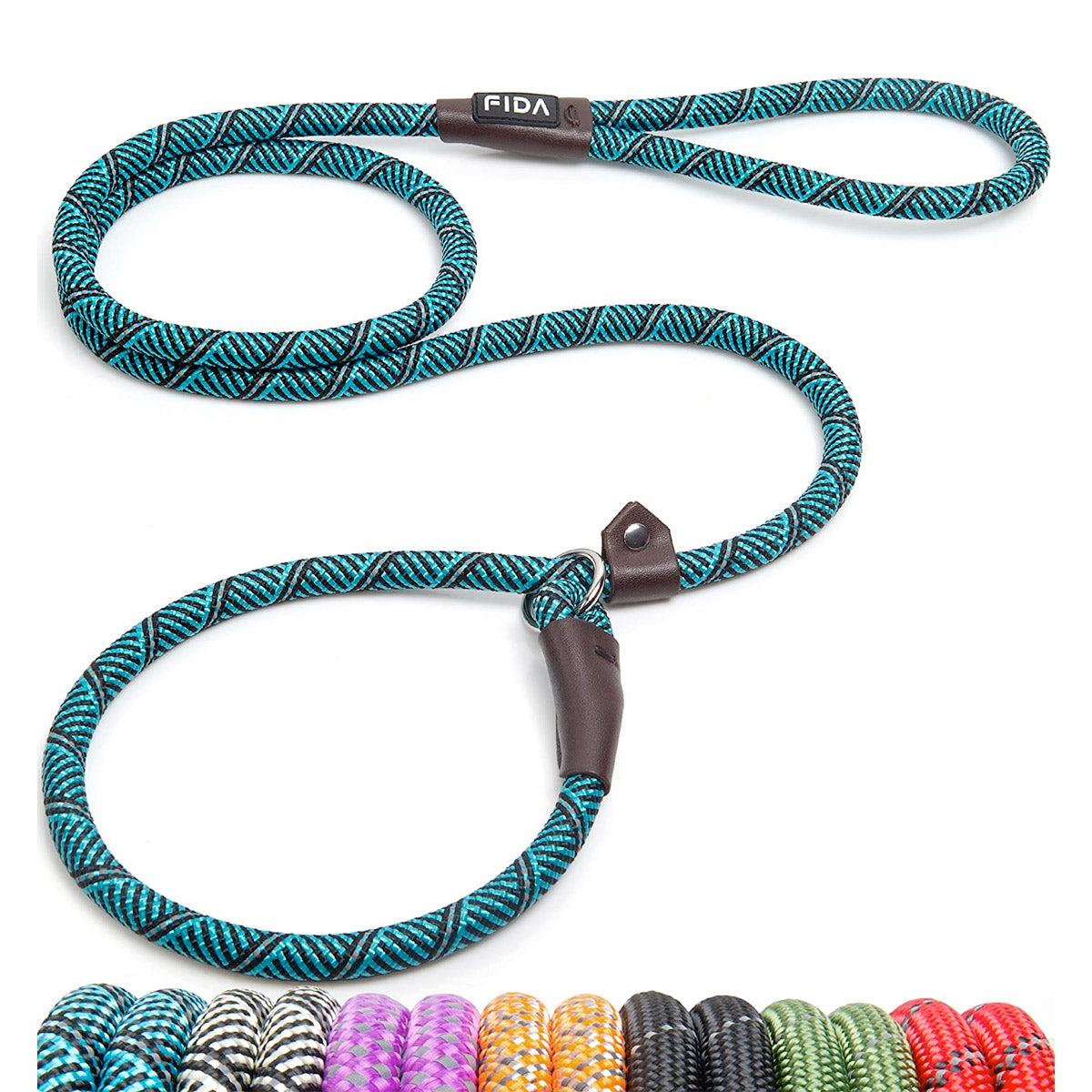 Fida Durable Slip Lead Dog Leash / Training Leash(6ft length, 1/2″ thick Rope)