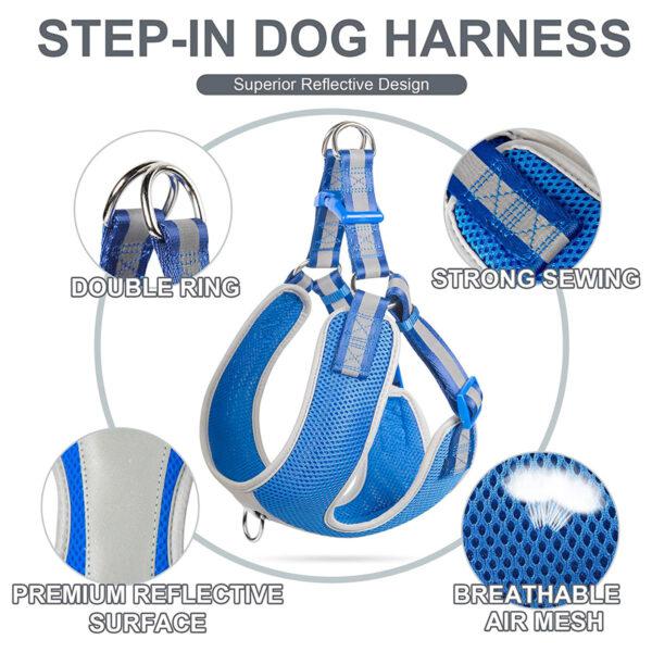 Fida Step-in Dog Harness – Reflective