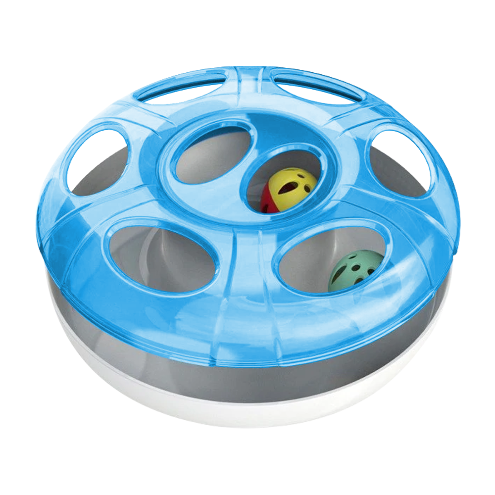 Georplast UFO Interactive Cat Toy Blue