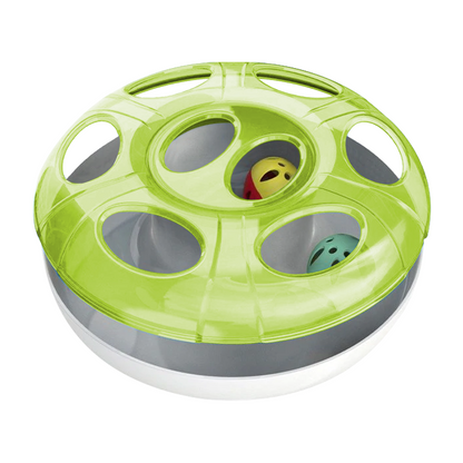 Georplast UFO Interactive Cat Toy Green