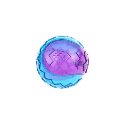 GiGwi Ball Purple/Blue Squeaker Transparent (Small)