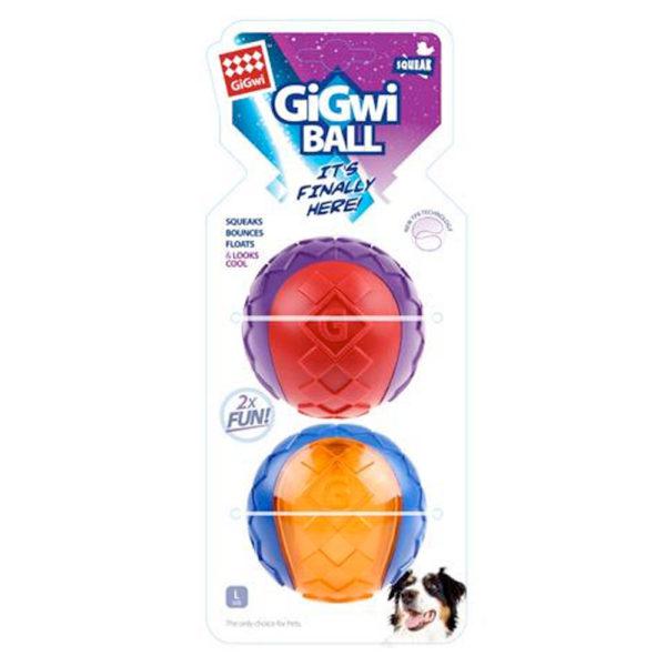 GiGwi Ball Squeaker (Large) – 2pk