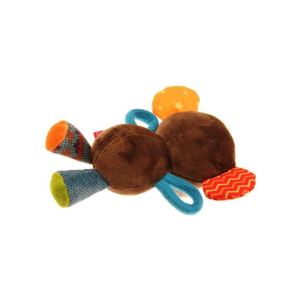 GiGwi Plush Friendz Squeaker Dog Toy – Monkey