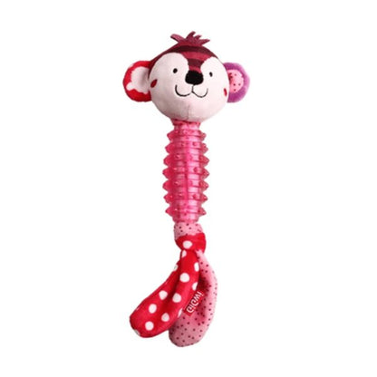 GiGwi Suppa Puppa Monkey with Squeaker inside – Plush/TPR (Small)