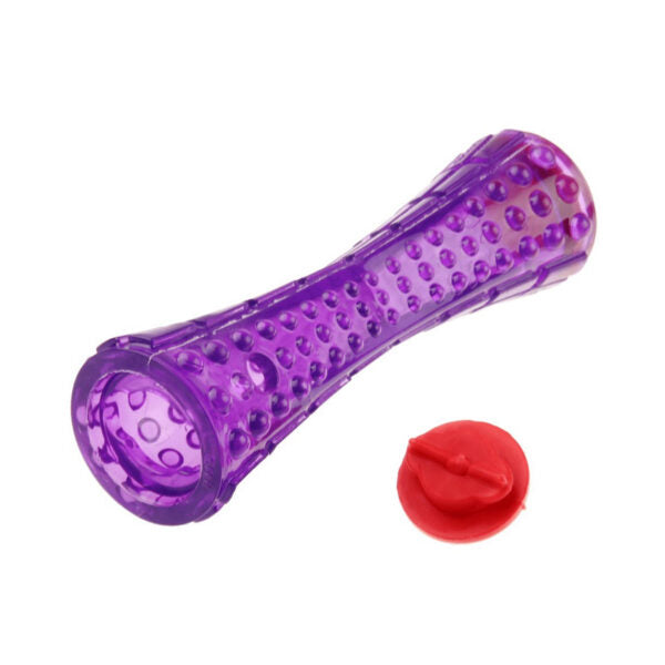 GiGwi Treat Dispenser Johnny Stick Durable TPR Trasnparent Purple