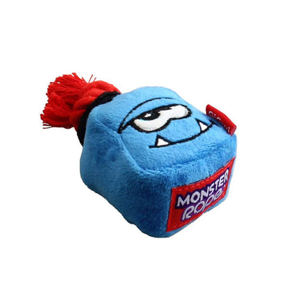 GiGwi Blue Monster Rope Squeaker Inside Small Plush/Rope