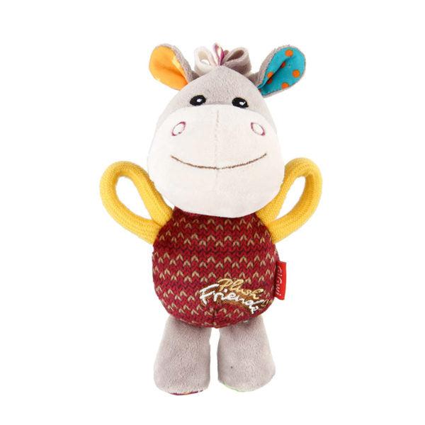 Gigwi Plush Friendz Dog Toy with Squeaker – Donkey