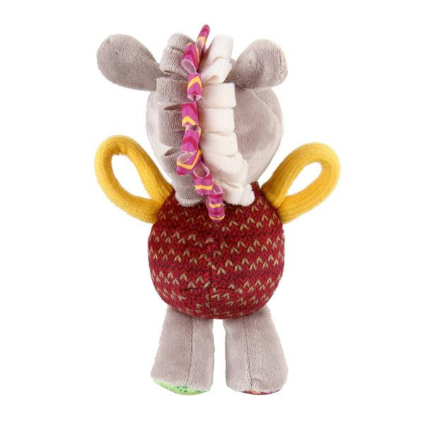 Gigwi Plush Friendz Dog Toy with Squeaker – Donkey