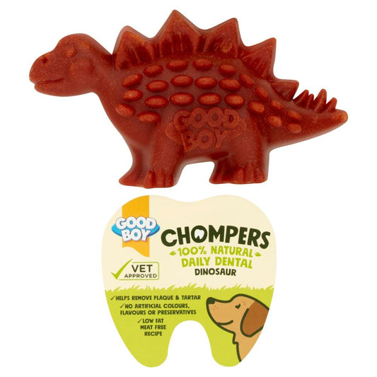 Good Boy Chompers Daily Dental Dinosaur For All Dogs 1 Pack
