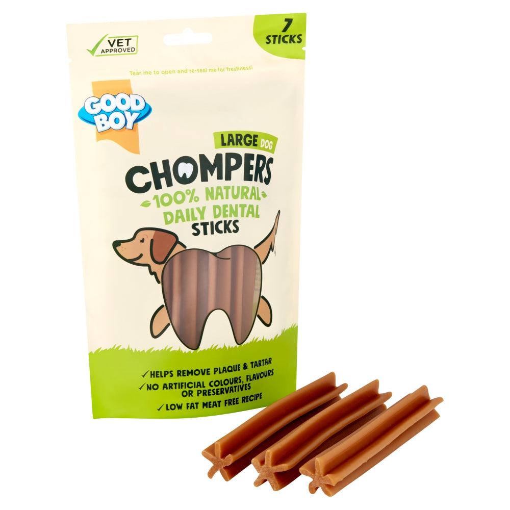 Good Boy Chompers Daily Dental Sticks For Large Dogs 7 Pack