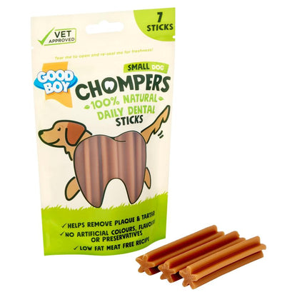 Good Boy Chompers Daily Dental Sticks For Small Dogs 7 Pack