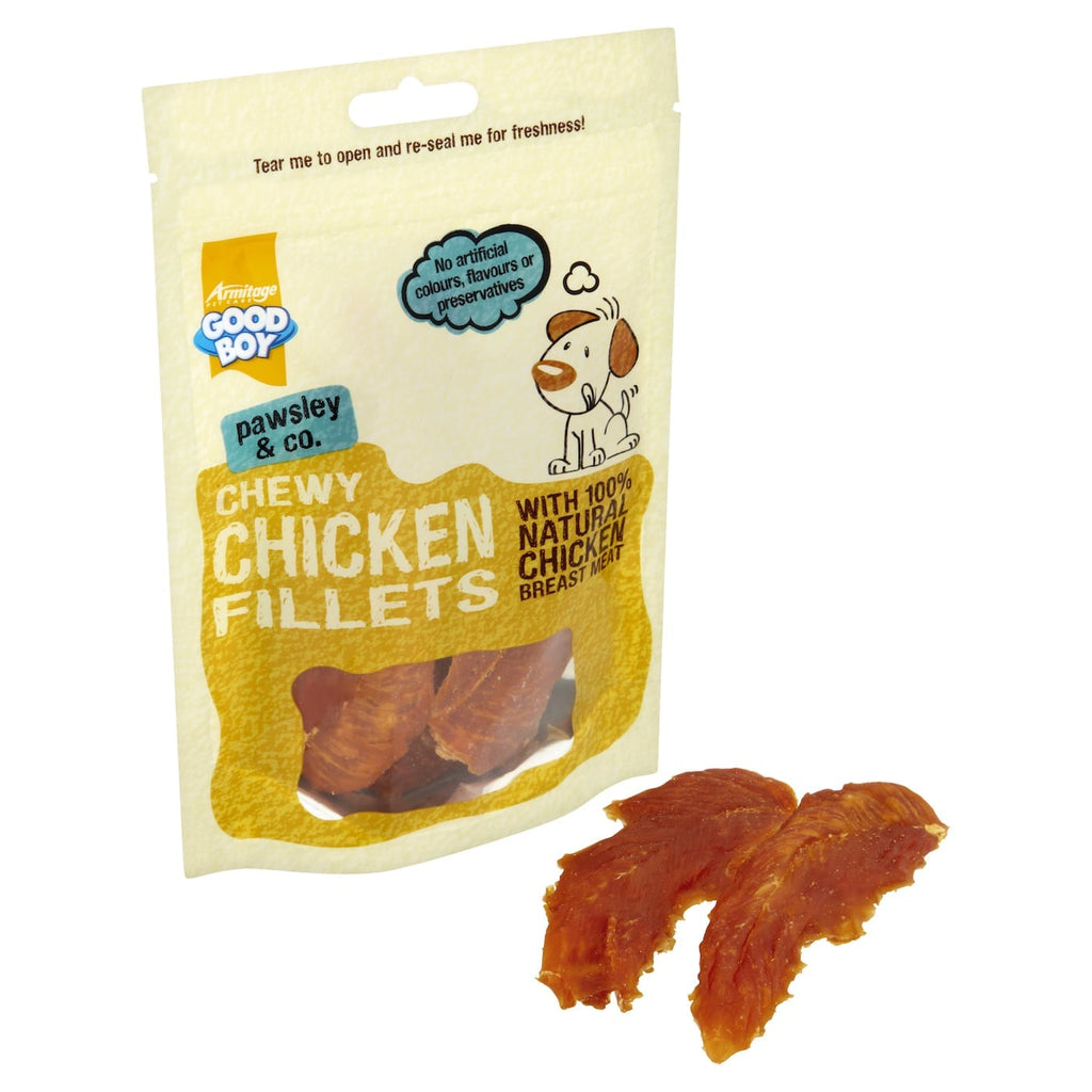 Good Boy Pawsley & Co Chewy Chicken Fillets Dog Treats
