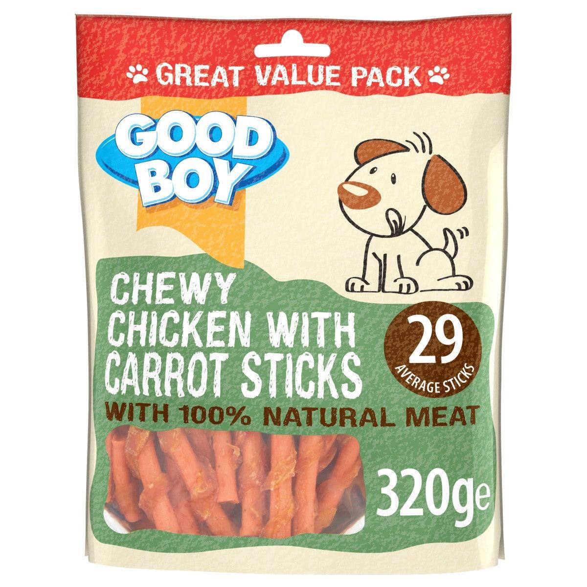 Good Boy Pawsley & Co Chewy Chicken with Carrot Sticks