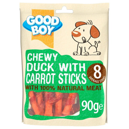 Good Boy Pawsley & Co Chewy Duck with Carrot Sticks 90g