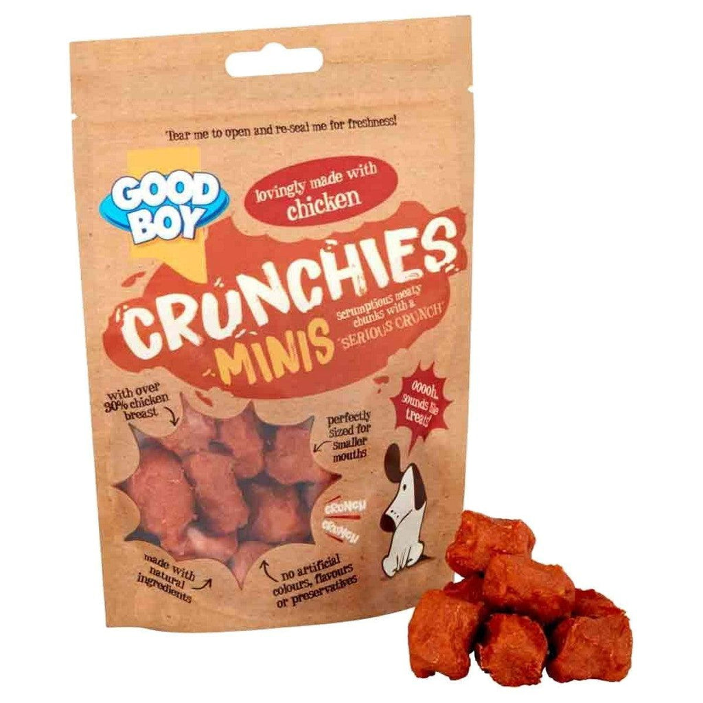 Good Boy Pawsley & Co Crunchies Minis Dog Treats with Chicken 60g
