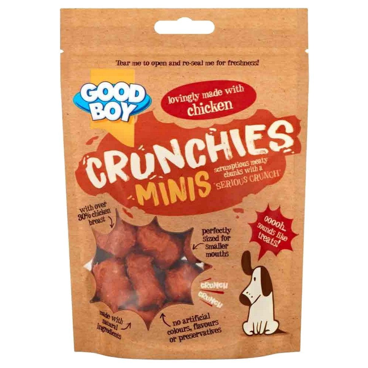 Good Boy Pawsley & Co Crunchies Minis Dog Treats with Chicken 60g