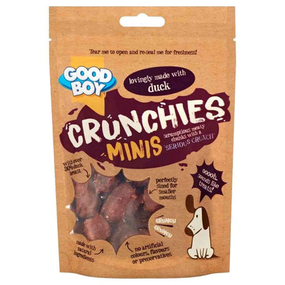 Good Boy Pawsley & Co Crunchies Minis Dog Treats with Duck 60g