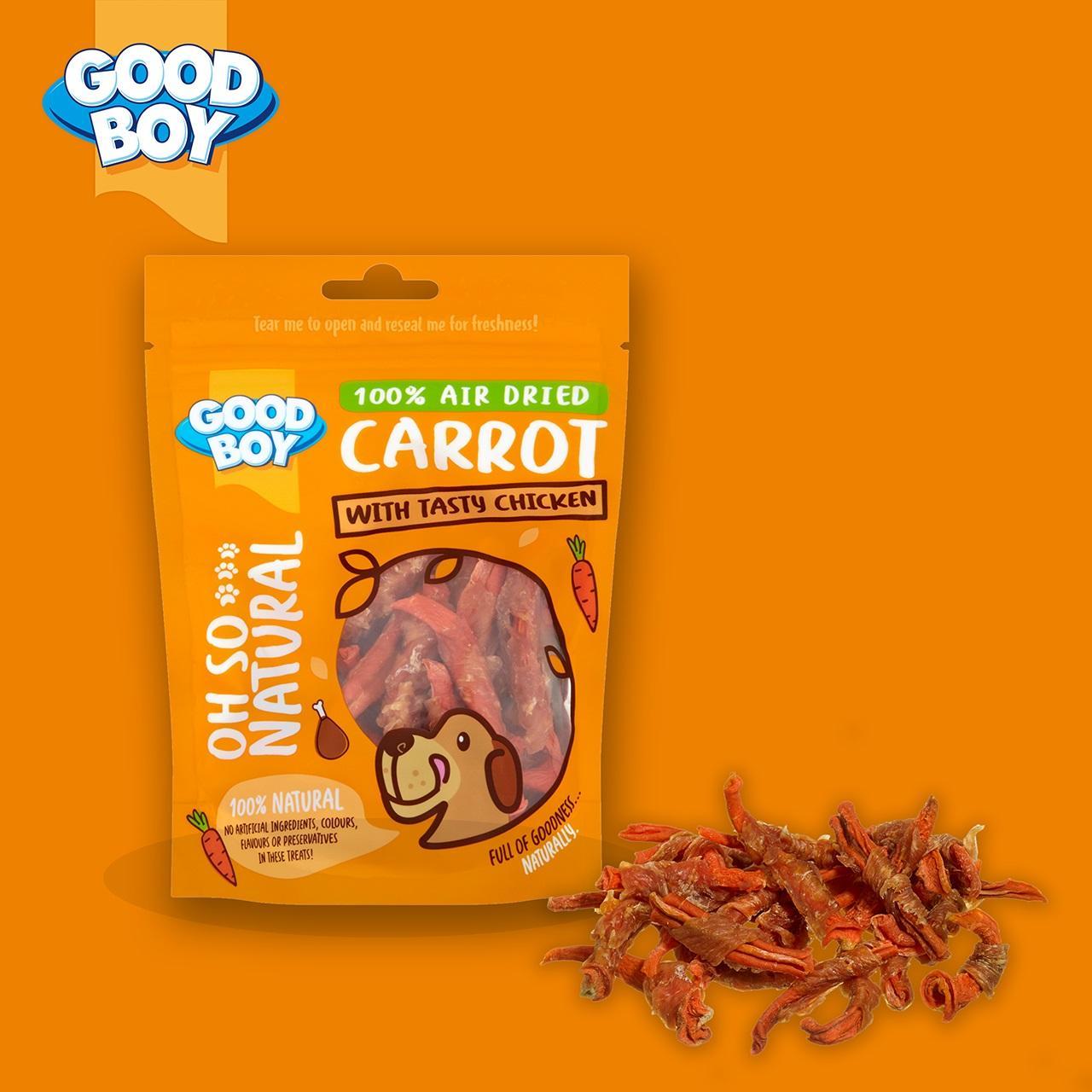 Good Boy Pawsley & Co Oh So... Natural Carrot with Tasty Chicken Dog Treats 85g