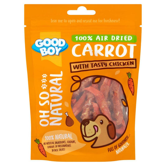Good Boy Pawsley & Co Oh So... Natural Carrot with Tasty Chicken Dog Treats 85g