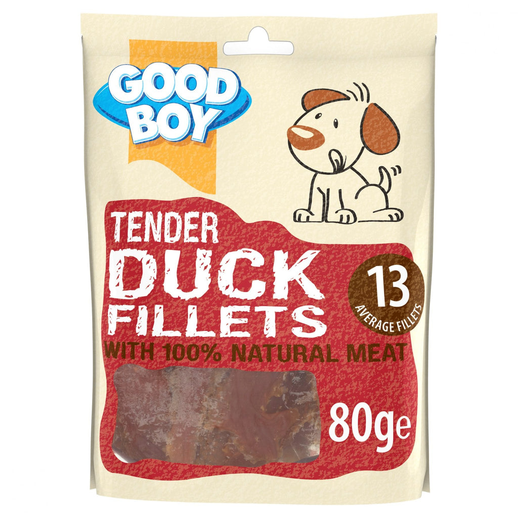 Good Boy Pawsley & Co Tender Duck Fillets Dog Treats 80g
